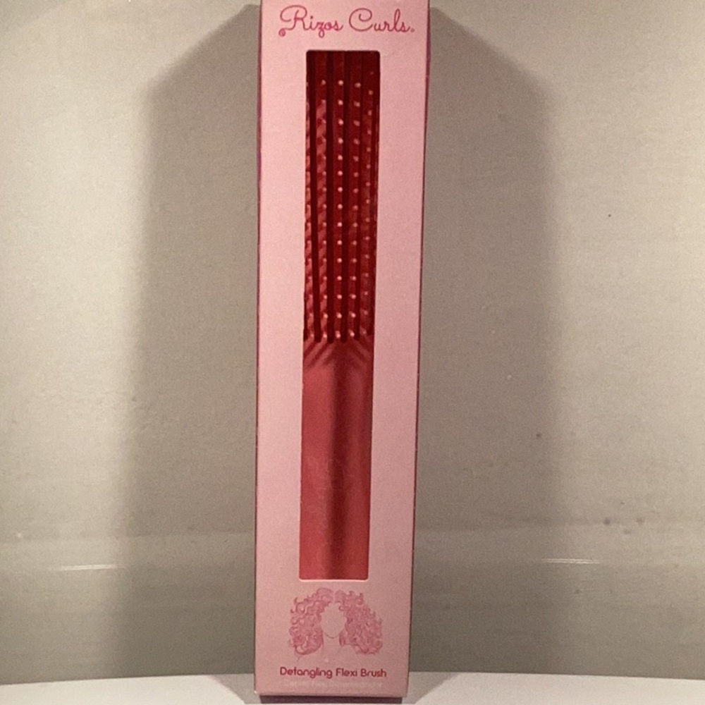 Rizos Curls Pink Detangling Flex Brush